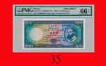 1981年大西洋银行一百圆样票Banco Nacional Ultramarino, 100 Patacas Specimen, 1981, no. 091 on rev. PMG EPQ66 Gem