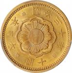 日本明治三十年十圆金币。大阪造币厂。JAPAN. 10 Yen, Year 30 (1897). Osaka Mint. Mutsuhito (Meiji). PCGS MS-63.