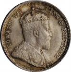 CEYLON. 50 Cents, 1903. London Mint. PCGS MS-63 Gold Shield.