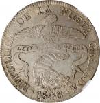 COLOMBIA. 8 Reales, 1846-BOGOTA RS. Bogota Mint. NGC AU-55.