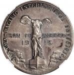 1915 Panama-Pacific International Exposition. State Fund Dollar--Florida. Silver-Plated Bronze. 38 m