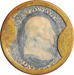 1862 Lord & Taylor. One Cent. HB-168, EP-20, S-121, Reed-LT01. Very Fine.