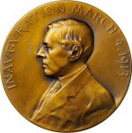 1913 Woodrow Wilson First Inaugural Medal. Bronze. 69.8 mm. Dusterberg-OIM 5B70, MacNeil-WW 1913-3. 