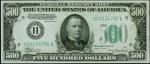 Fr. 2202-H. 1934A $500 Federal Reserve Note. St. Louis. PMG Gem Uncirculated 66 EPQ.