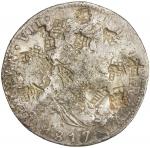 China - Chopmarked Coins. CHOPMARKED COINS: MEXICO: Fernando VII, 1808-1821, AR 8 reales, 1817-Mo, K