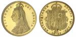 Great Britain. Victoria (1837-1901). Proof Half Sovereign, 1887. Jubilee bust left, rev. High shield