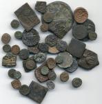 India, Ancient, miscellaneous AE Coins (36), of Taxila / Pushkalavati (4), Sunga, cast coinage (6), 