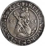 AUSTRIA. Taler, 1553. Joachimsthal Mint. Ferdinand I. PCGS Genuine--Tooled, VF Details Gold Shield.