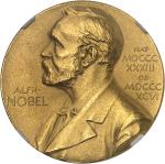 SUÈDEGustave VI Adolphe (1950-1973). Médaille d Or de membre du comité Nobel de Physique et Chimie, 