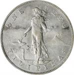 PHILIPPINES. Peso, 1906-S. San Francisco Mint. PCGS Genuine--Graffiti, VF Details.