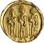 HERACLIUS, 610-641. AV Solidus (4.40 gms), Constantinople Mint, 8th Officinae.
