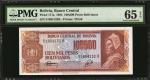 BOLIVIA. Banco Central De Bolivia. 100,000 Pesos Bolivianos, 1984. P-171a. PMG Gem Uncirculated 65 E