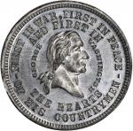 Undated (circa 1865) Washington First in War / Reverse Lincoln medal. White Metal. 28.6mm. Musante G