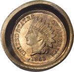 1863 Indian Head Cent--Deep Obverse Die Cap--MS-65 (PCGS).