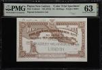 PAPUA NEW GUINEA. The Papuan Industries Ltd. 10 Shillings, ND (Handwritten date 25/2/13). P-Unlisted