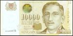 SINGAPORE. Board of Commissioners of Currency. 10,000 Dollars, ND (1999). P-44a. About Uncirculated.