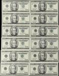 Lot of (12) 2083-A to 2083-F & 2084-G to 2084-L. 1996 $20 Federal Reserve Notes. Choice Uncirculated