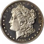 1890 Morgan Silver Dollar. Proof-64+ Cameo (PCGS). CAC.