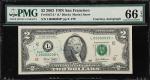 Lot of (12) Fr. 1937-A* to 1937-L*. 2003 $2 Federal Reserve Star Notes. PMG Choice Uncirculated 63 E