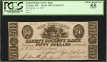 Kirtland, Ohio. Kirtland Safety Society. Feb. 16, 1837. $50. PCGS Currency Choice About New 55.