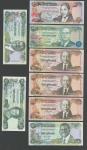 Central Bank of The Bahamas, $ｽ (2), 2001, $1, 2001, 2002, $5, 1997, 2001, $10, 2000, $20, 1997, (Pi