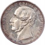 1861-B德国勃兰登堡-弗兰肯地区1塔勒银元，PCGS AU58