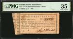 Providence, Rhode Island. Street Lottery. Second Class. February 1791. 2 Pence. PMG Choice Very Fine