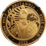 2022 Britannia 1/10oz Gold 10 Pounds. Commemorative Series. Queen Elizabeth II. Trial of the Pyx Tes