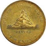 1860年Clark20美元金币  PCGS AU 551860 Clark, Gruber & Co. $20