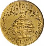 LEBANON. 5 Piastres, 1940. Paris Mint. PCGS MS-64 Gold Shield.