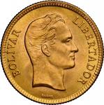 VENEZUELA, struck at the Philadelphia Mint, gold 10 bolívares, 1930, NGC MS 65.