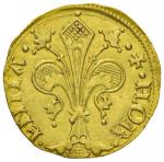 Italian coins;FIRENZE Repubblica (sec. XIII-1532) Fiorino simbolo nicchio sormontato da L. Lorenzo V
