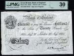 Bank of England, Kenneth Oswald Peppiatt, £20, London, 20 August 1934, serial number 48/M 07197, bla