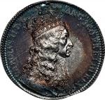 GREAT BRITAIN. Charles II Coronation Silver Medal, 1661. London Mint. PCGS Genuine--Cleaned, Unc Det