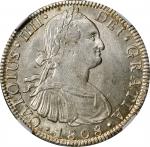 MEXICO. 8 Reales, 1808-Mo TH. Mexico City Mint. Charles IV. NGC MS-63.