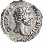 DIVUS ANTONINUS PIUS, Died A.D. 161. AR Denarius, Rome Mint, Commemorative issue, struck under Marcu