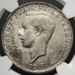 LUXEMBOURG ルクセンブルク 100Francs 1946 NGC-MS65 UNC~FDC