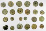 ANCIENT GREECE: LOT of 24 copper coins, appears to be mostly Seleukid and related issues, unidentifi