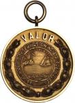 1925 Westport, New York Award for Bravery Medal. Gold. 34.1 mm. 16.0 grams. Choice About Uncirculate