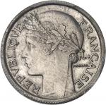 FRANCE IIIe République (1870-1940). Essai de 50 centimes Morlon en nickel, tranche striée 1939, Pari