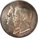 RUSSIA. Centennial of the Forestry Institute of St. Petersburg Medal Struck in Silver, 1903. Nichola