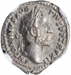 ANTONINUS PIUS, A.D. 138-161. AR Denarius, Rome Mint, A.D. 148-149. NGC AU.