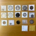 Group Lots - Mixed Worldwide. WORLDWIDE: LOT of 15 coins, including Belgium: 1898 50 centimes KM-26,