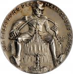 KARL GOETZ MEDALS. France - Germany. Occupation of the Main Province Silver Medal, 1920. Munich Mint