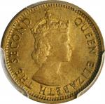 1964-H年香港五仙。喜敦造币厂。HONG KONG. 5 Cents, 1964-H. Heaton Mint. PCGS MS-62 Gold Shield.