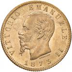 Savoy Coins;Vittorio Emanuele II (1861-1878) 20 Lire 1873 M - Nomisma 861 AU - FDC;400
