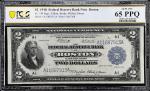 Fr. 749. 1918 $2 Federal Reserve Bank Note. Boston. PCGS Banknote Gem Uncirculated 65 PPQ.
