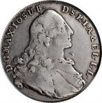 GERMANY. Bavaria. Taler, 1760. Munich Mint. Maximilian III Joseph. PCGS Genuine--Cleaned, VF Details