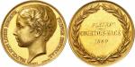 Napoléon IV (1856-1879). Médaille en or 1869, attribuée à Courtois-Macé, par Bovy.
