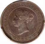1890年锡兰半分。CEYLON. Silver 1/2 Cent, 1890. Uncertain Mint, likely Calcutta. Victoria. PCGS PROOF-63.
